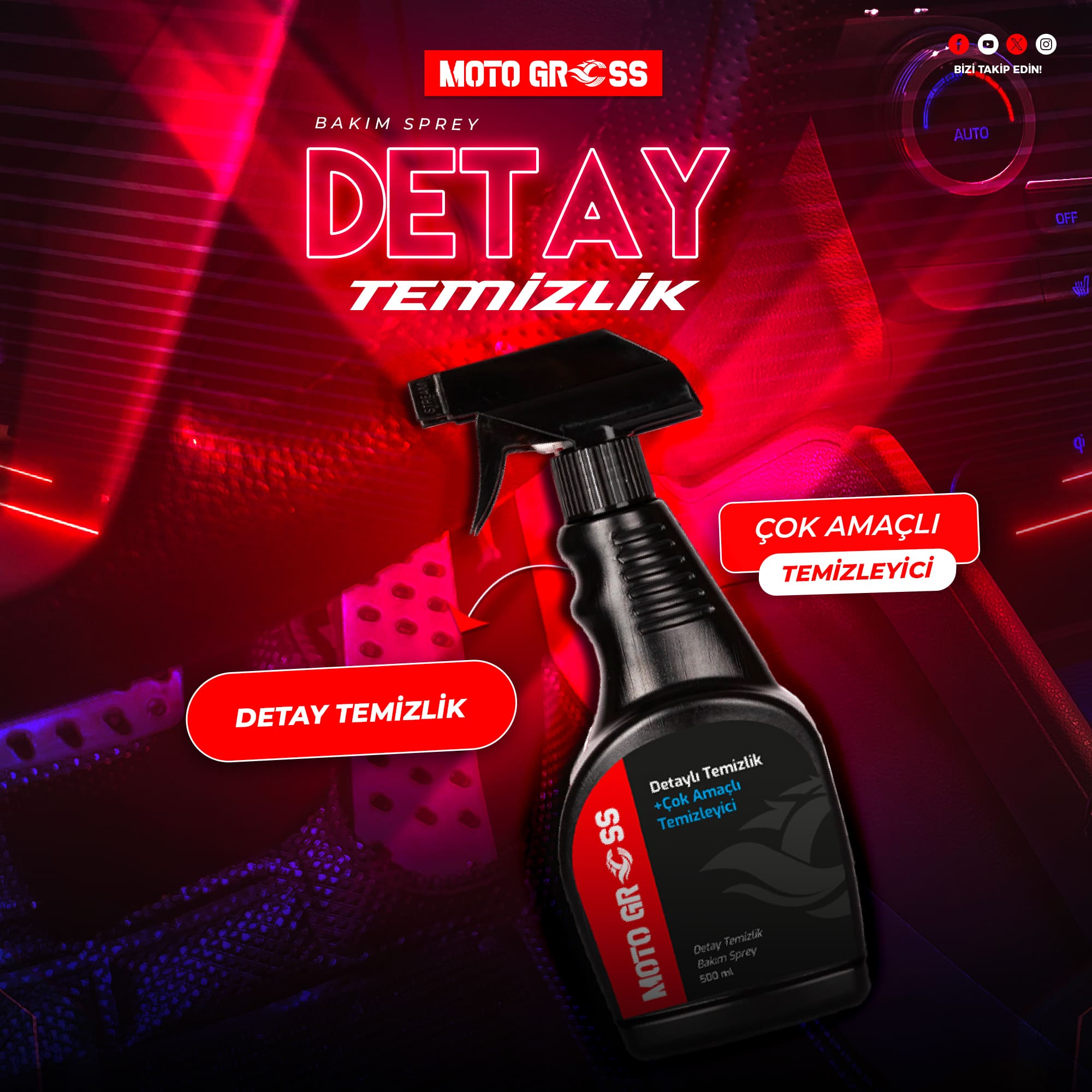 Genel Amaçlı Temizleyici Sprey (500 mL)